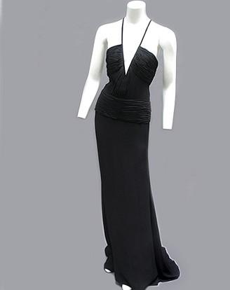 90’S GIANNI VERSACE
 BLACK SILK ULTIMATE GOWN
6